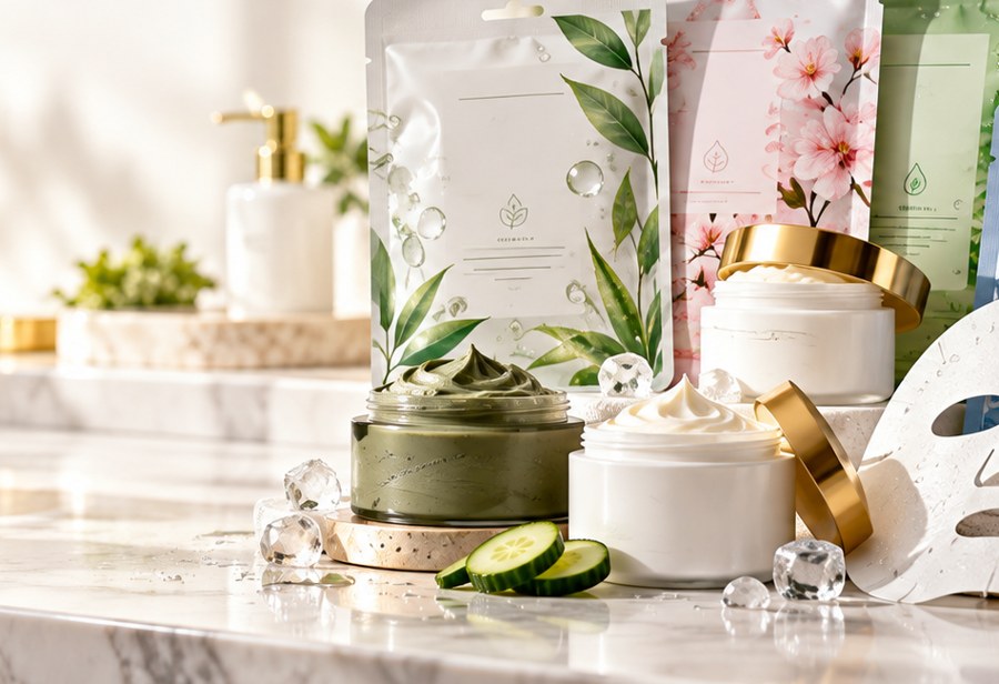 Masker wajah dan rutinitas skincare